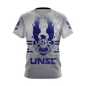 Halo - United Nation Space Command Unisex 3D T-shirt   