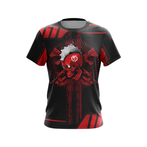 Gears Of War Red Unisex 3D T-shirt   