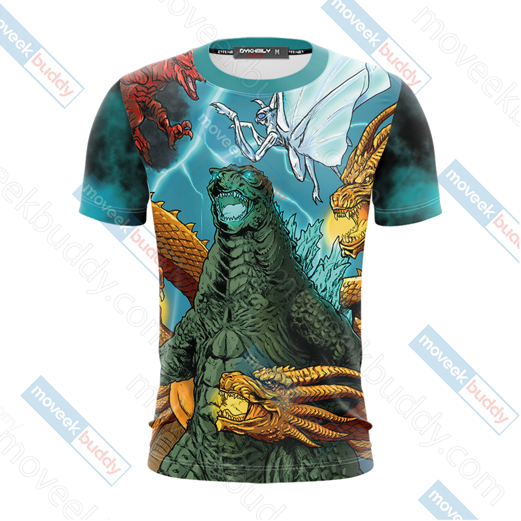 Godzilla King Of The Monsters New Look Unisex 3D T-shirt   
