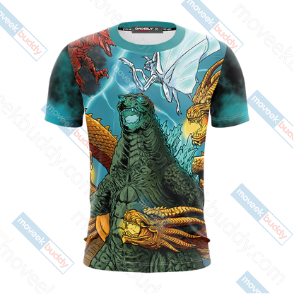 Godzilla King Of The Monsters New Look Unisex 3D T-shirt   