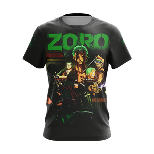 One Piece - Roronoa Zoro Unisex 3D T-shirt Zip Hoodie Pullover Hoodie   