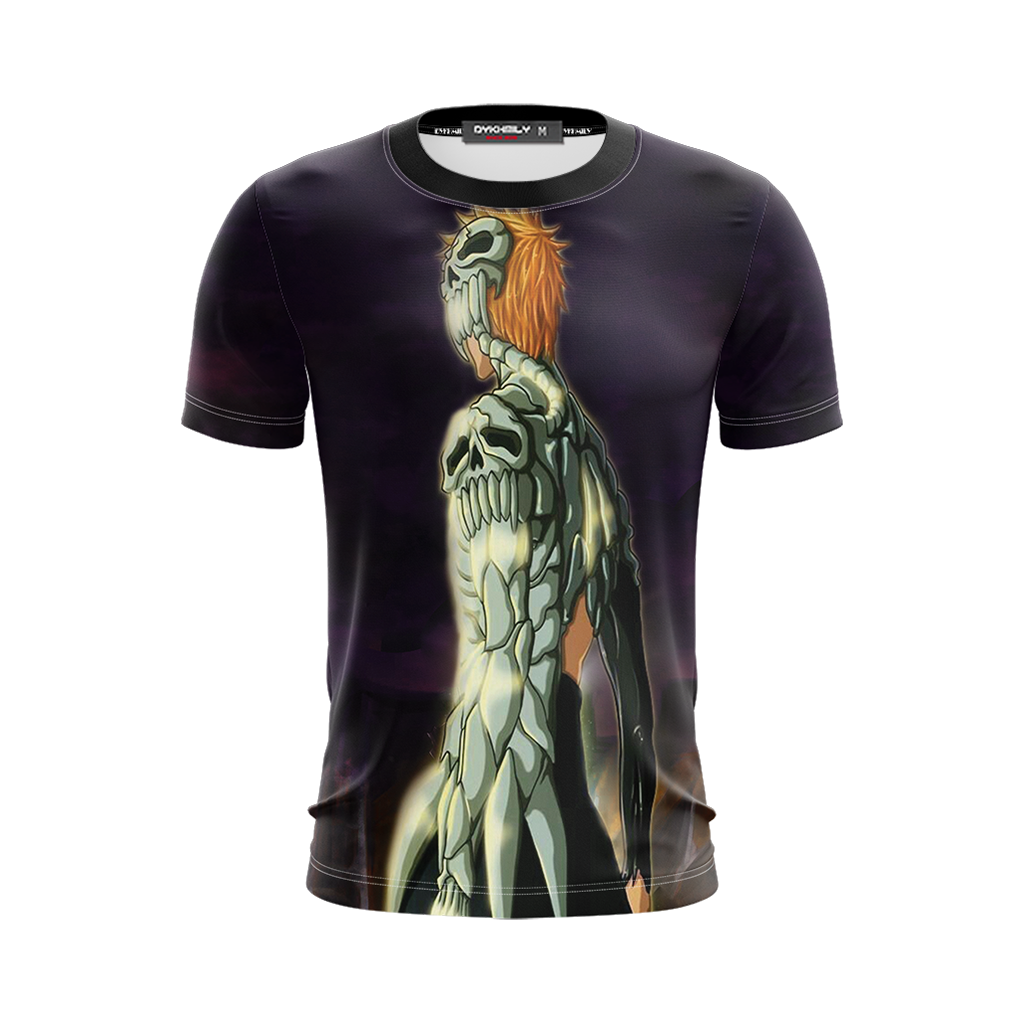 Bleach Ichigo Skull-Clad Form Unisex 3D T-shirt   