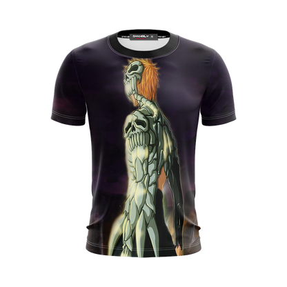 Bleach Ichigo Skull-Clad Form Unisex 3D T-shirt   