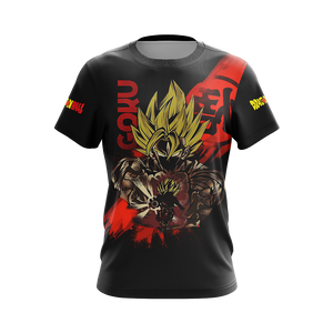 Dragon Ball Son Goku Super Saiyan Unisex 3D T-shirt   