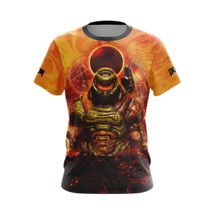 Doom ( Video Game ) New Unisex 3D T-shirt   