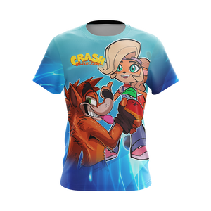 Crash Bandicoot - Crash and Coco Unisex 3D T-shirt   
