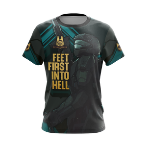 Feet First Into Hell Unisex 3D T-shirt   