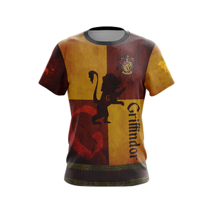 Brave Like A Gryffindor Harry Potter New Version 1 Unisex 3D T-shirt   