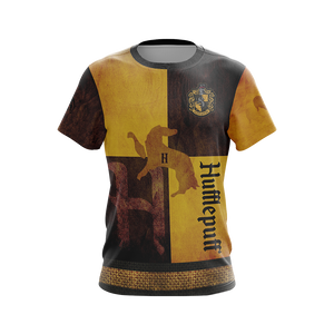 Loyal Like A Hufflepuff Harry Potter New Version 1 Unisex 3D T-shirt   