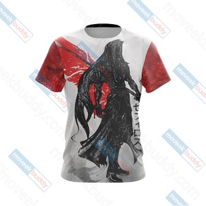 Final Fantasty - Crimson Sephiroth Unisex 3D T-shirt   