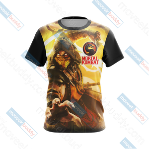 Mortal Kombat - Scorpion New Style Unisex 3D T-shirt   