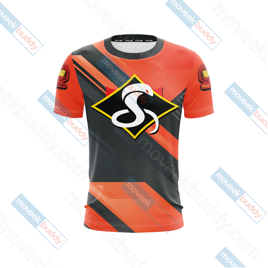 Halo - Red Team New Unisex 3D T-shirt   