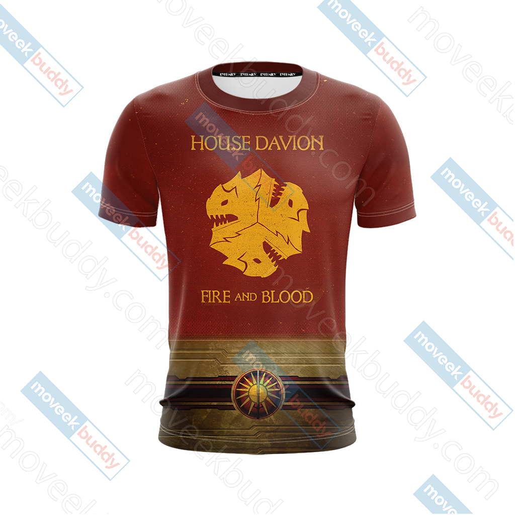 BattleTech - House Davion Unisex 3D T-shirt   
