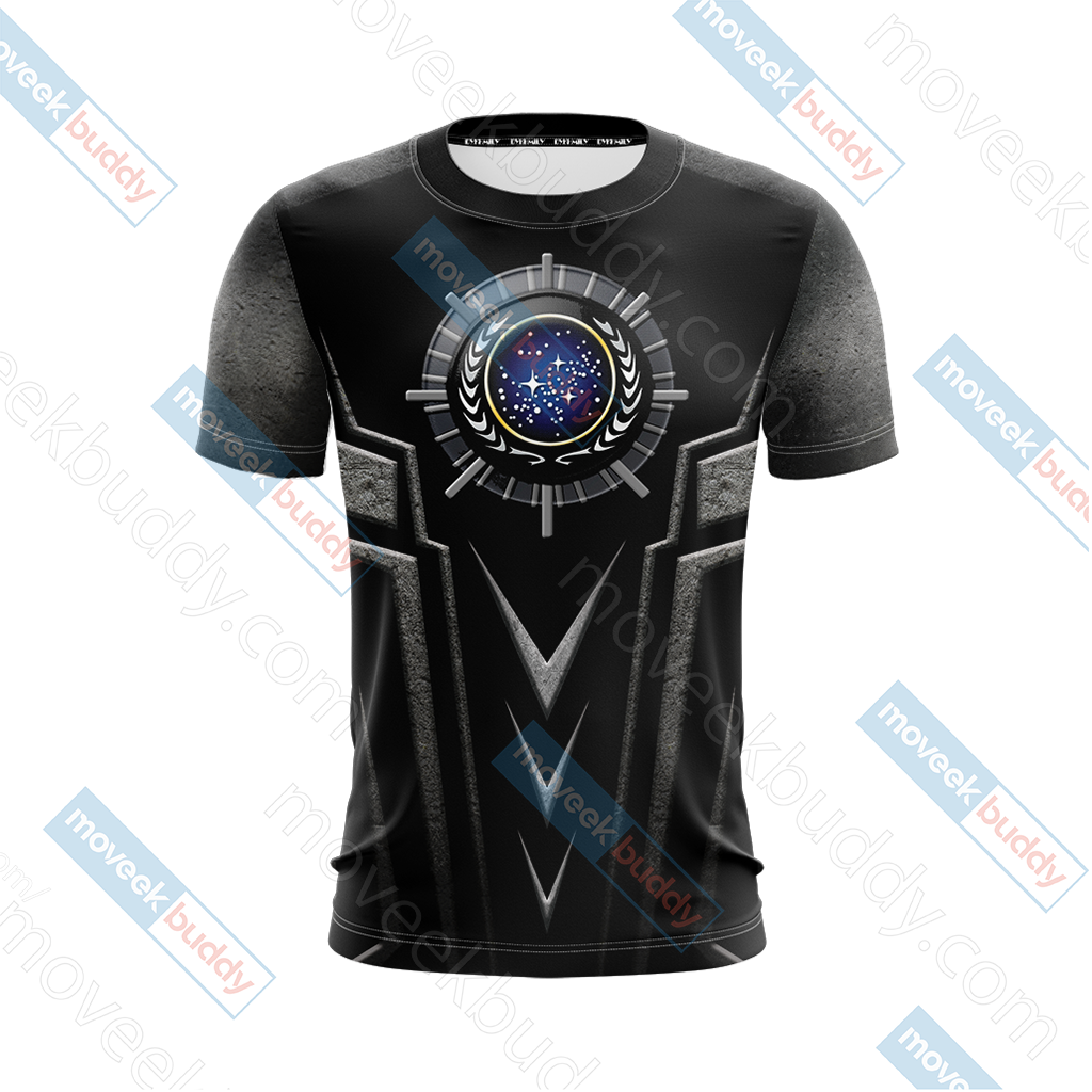 Star Trek - United Federation of Planets Logo Unisex 3D T-shirt   