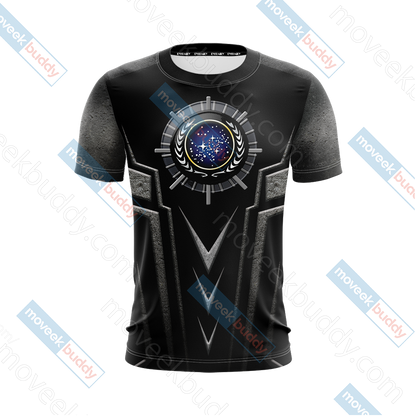 Star Trek - United Federation of Planets Logo Unisex 3D T-shirt   