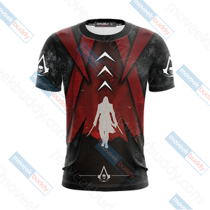 Assassin's Creed Black Flag Unisex 3D T-shirt   