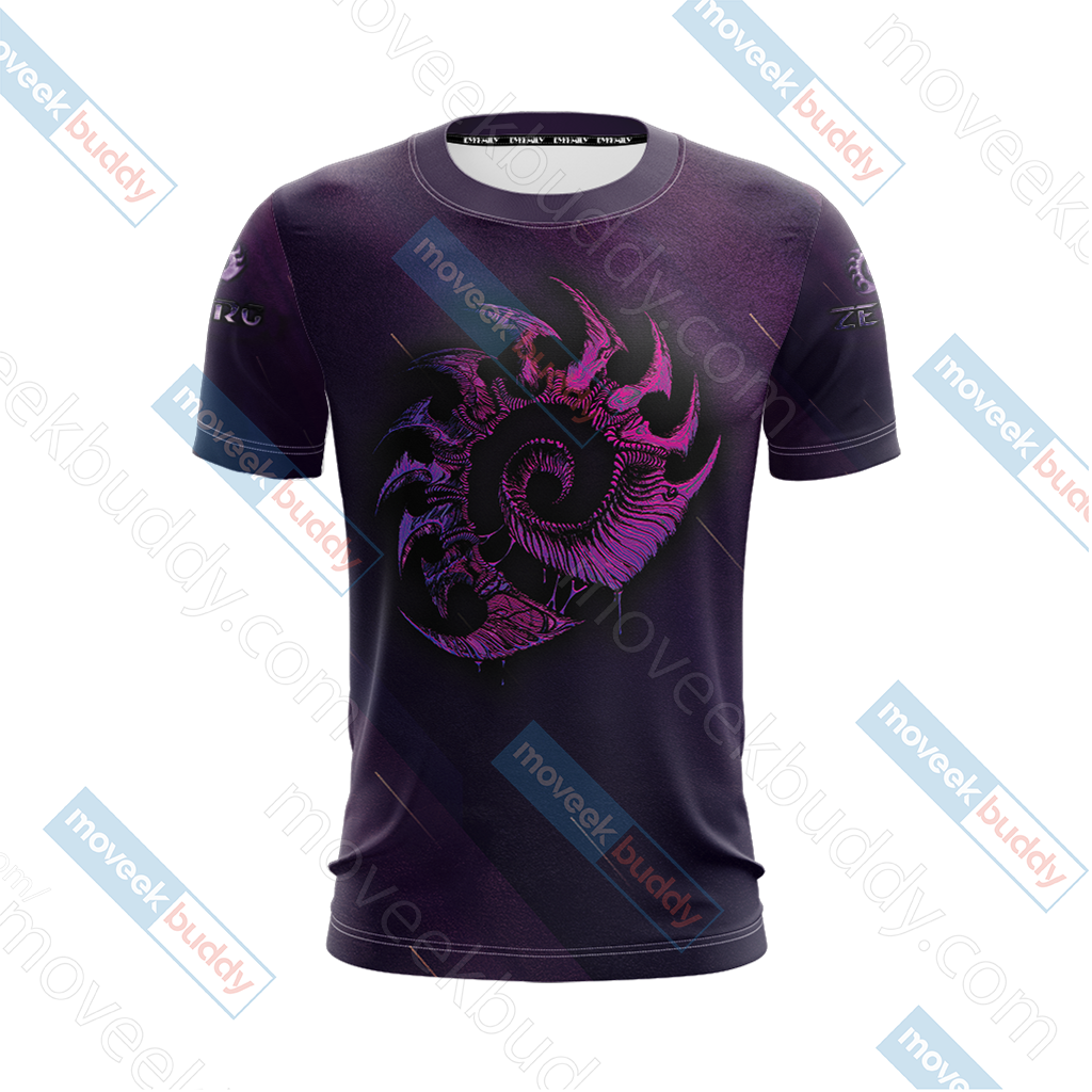 StarCraft - Zerg Symbol Unisex 3D T-shirt   