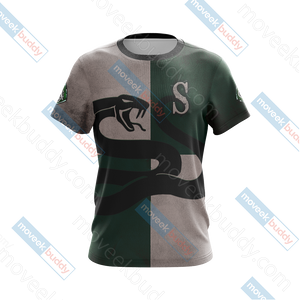 Slytherin Serpent Harry Potter New Look Unisex 3D T-shirt   
