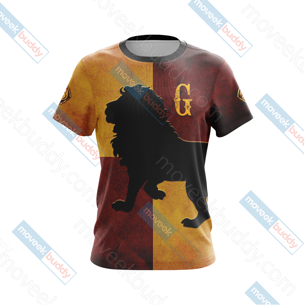 Gryffindor Lion Harry Potter New Look Unisex 3D T-shirt   