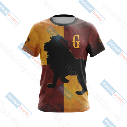 Gryffindor Lion Harry Potter New Look Unisex 3D T-shirt   