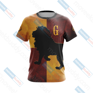 Gryffindor Lion Harry Potter New Look Unisex 3D T-shirt   