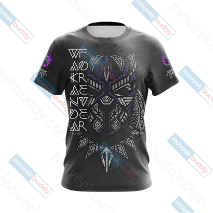 Black Panther Wakanda Forever Unisex 3D T-shirt   