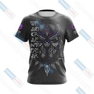 Black Panther Wakanda Forever Unisex 3D T-shirt   