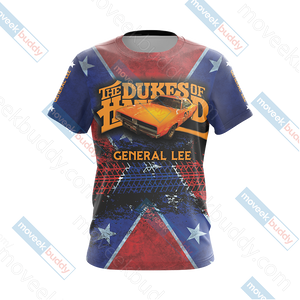 The Dukes Of Hazzard General Lee Unisex 3D T-shirt   
