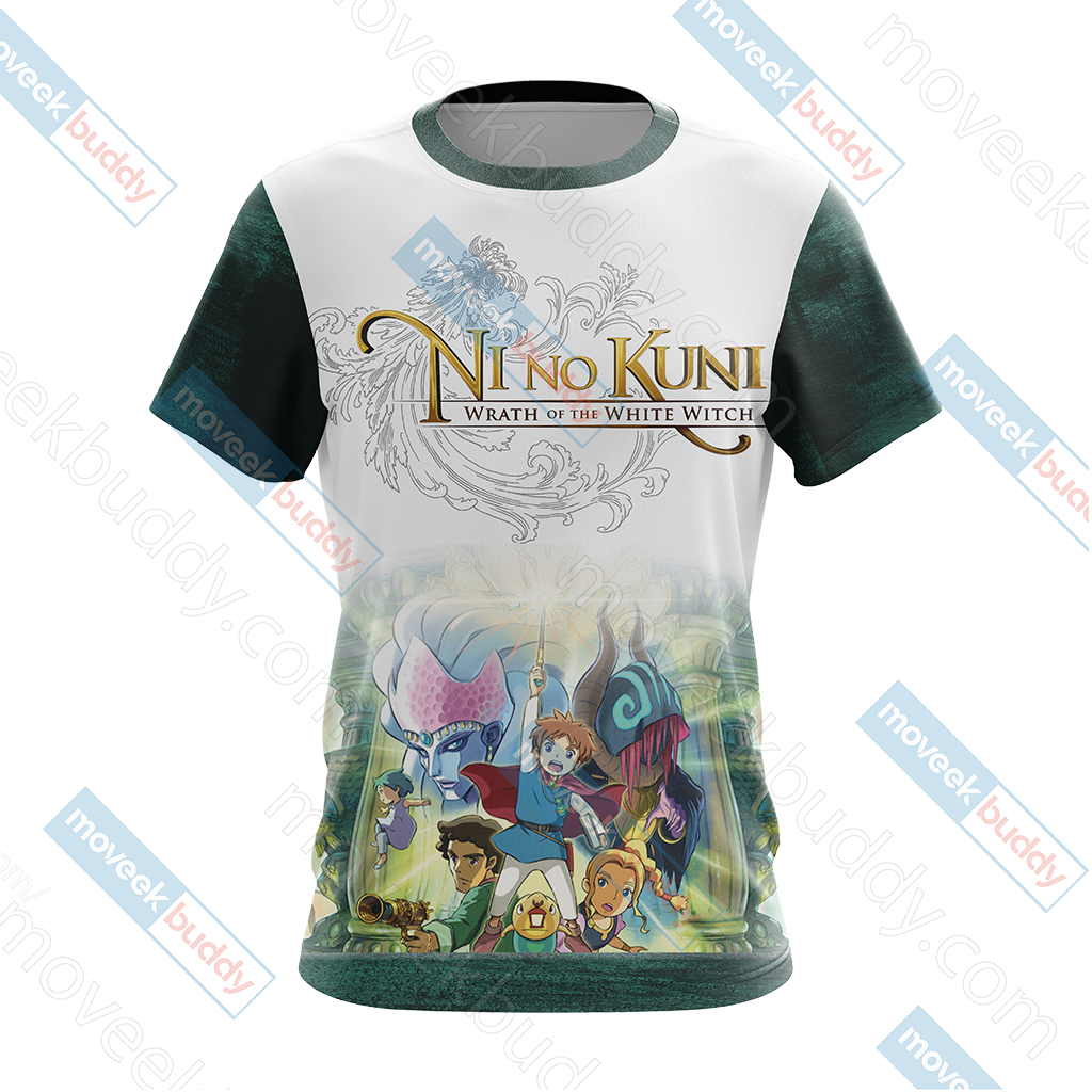 Ni no Kuni Unisex 3D T-shirt   
