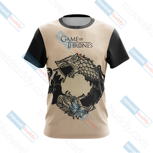Game Of Thrones New Look Unisex 3D T-shirt   