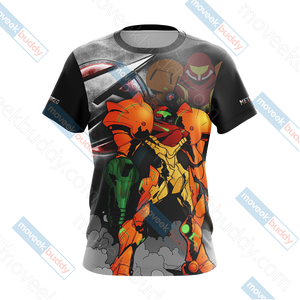 Metroid Samus New Look Unisex 3D T-shirt   