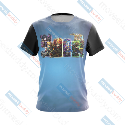 Brave Frontier Unisex 3D T-shirt   