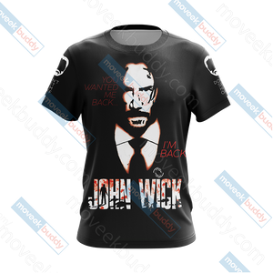 John Wick New Unisex 3D T-shirt   