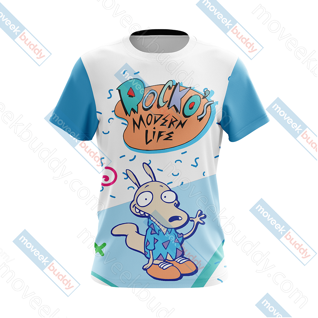 Rocko's Modern Life Unisex 3D T-shirt   