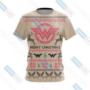 Wonderwoman Knitting Style Unisex 3D T-shirt   