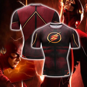 The Flashman Cosplay Short Sleeve Compression T-shirt 2XL  