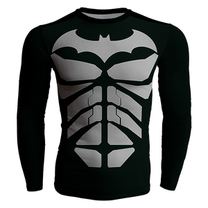 The New Adventures Of Batman Cosplay Long Sleeve Compression T-shirt   