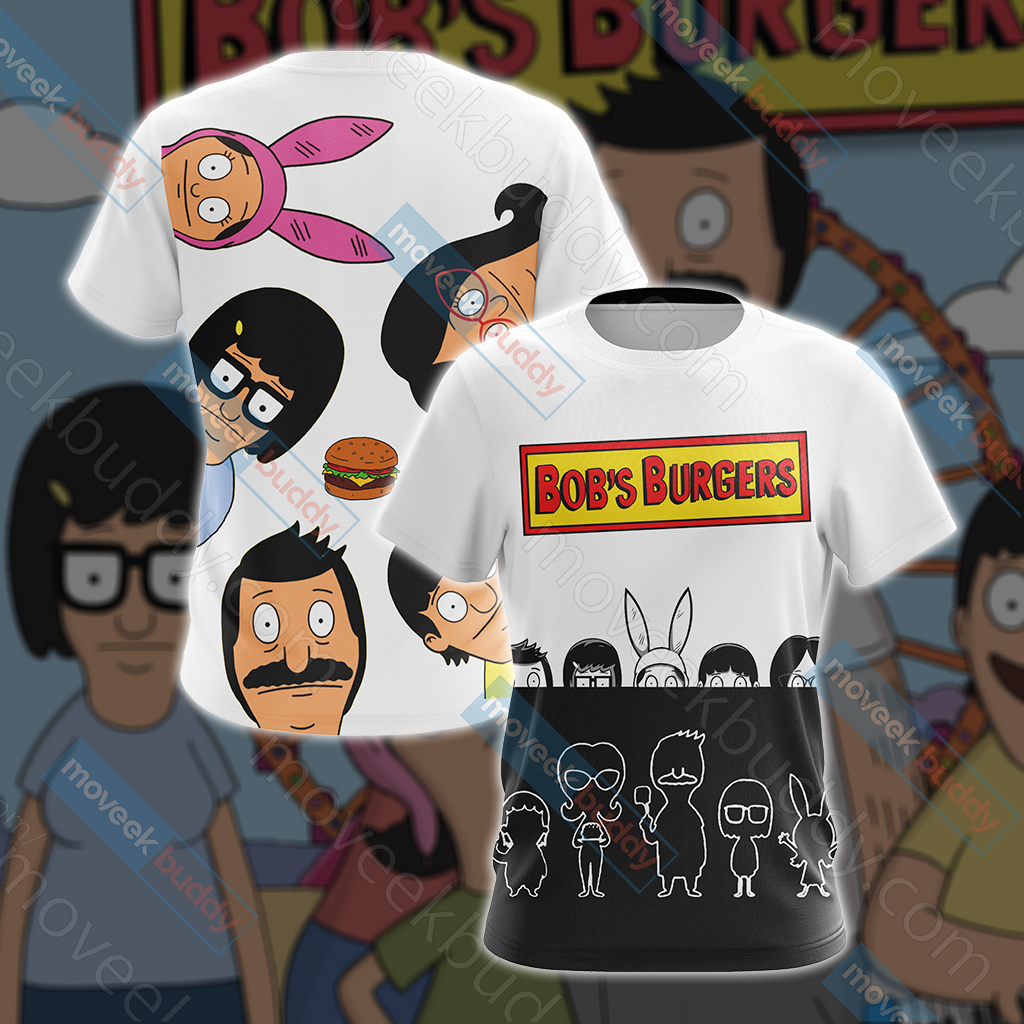 Bob's Burgers Unisex 3D T-shirt   