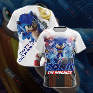 Sonic the Hedgehog (2020) Unisex 3D T-shirt   