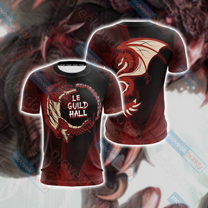 Monster Hunter - Rathalos Unisex 3D T-shirt   