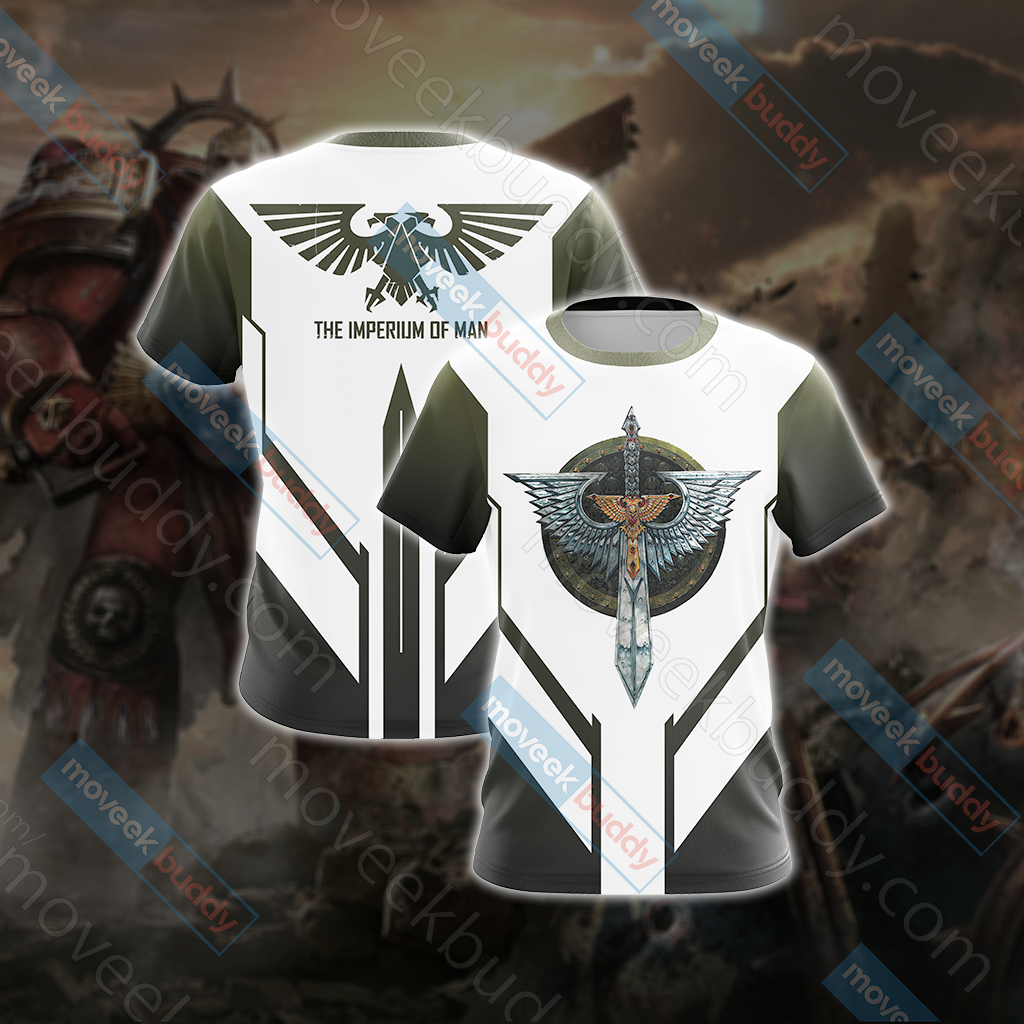Warhammer 40,000 - The Imperial Aquila Unisex 3D T-shirt US/EU S (ASIAN L)  