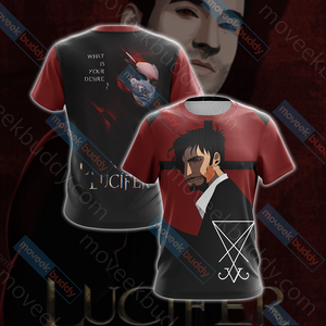 Lucifer New Version Unisex 3D T-shirt   