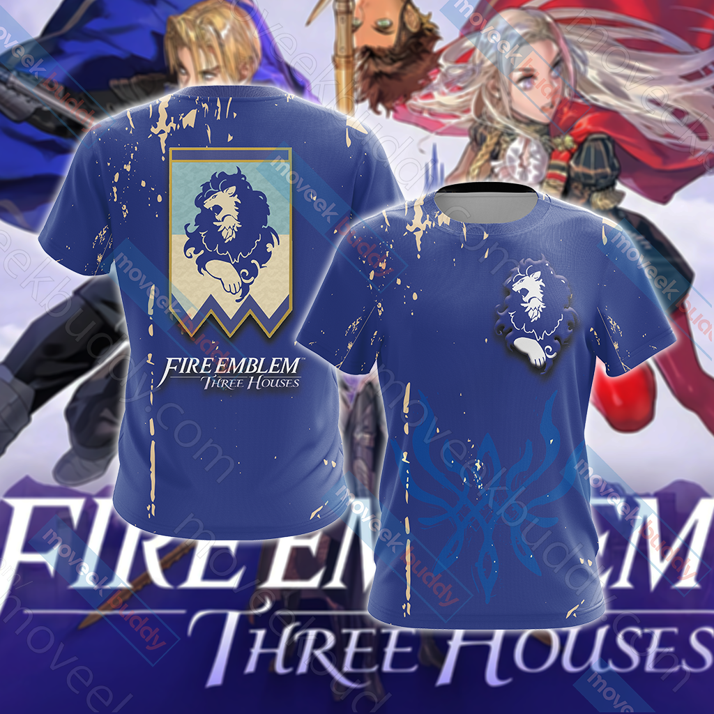 Fire Emblem - The Blue Lions Unisex 3D T-shirt US/EU S (ASIAN L)  