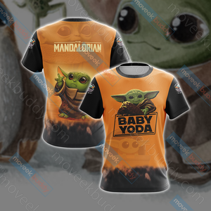 Star Wars The Mandalorian Baby Yoda Unisex 3D T-shirt US/EU S (ASIAN L)  