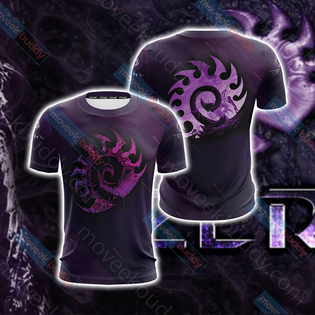 StarCraft - Zerg Symbol Unisex 3D T-shirt   