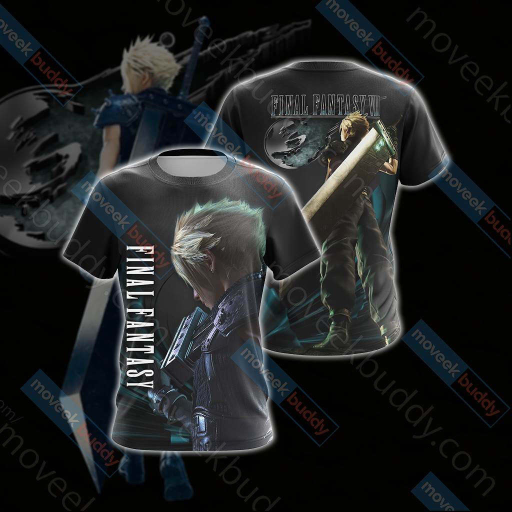 Final Fantasy 7 New Look Unisex 3D T-shirt   