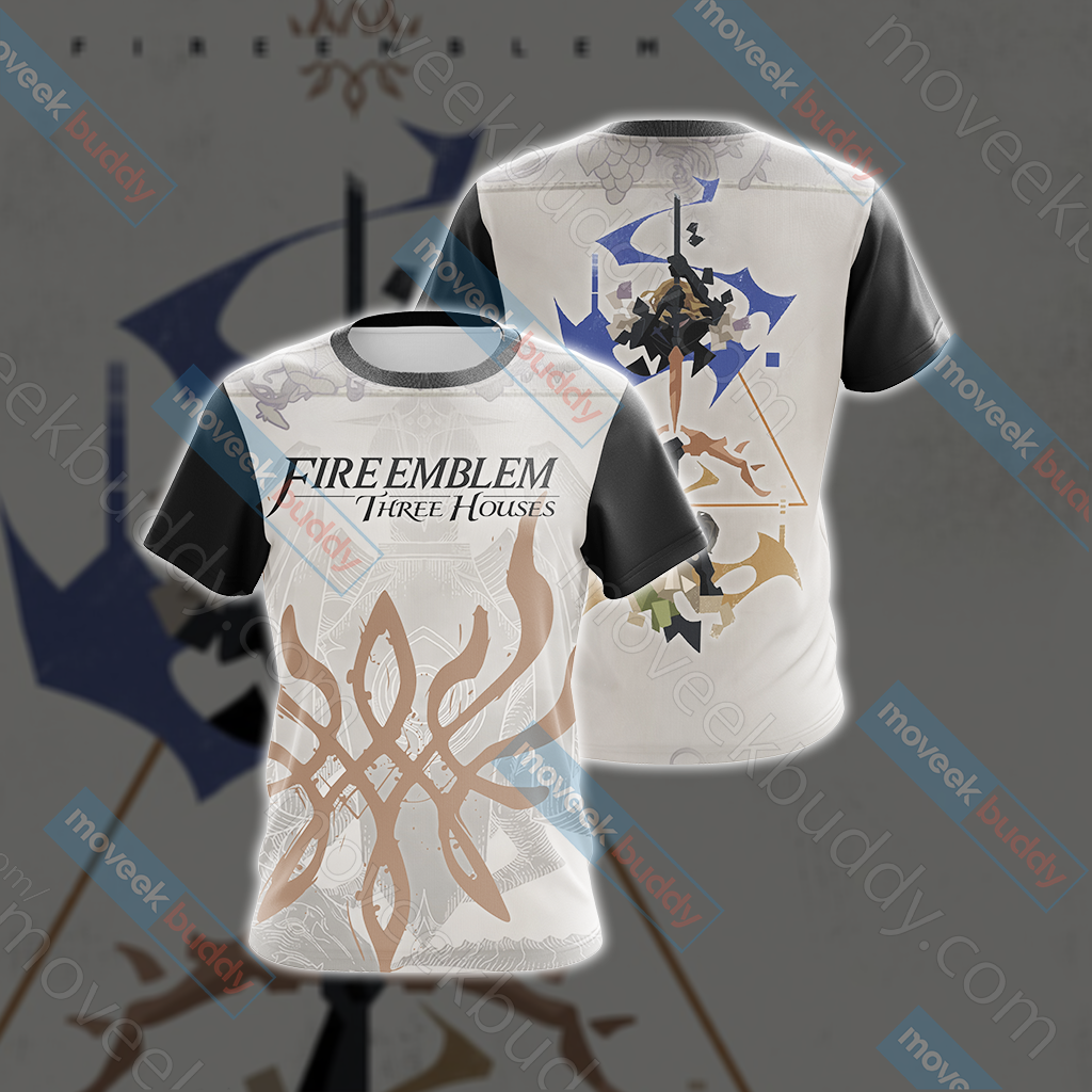 Fire Emblem 3 Houses - Till Death Unisex 3D T-shirt US/EU S (ASIAN L)  