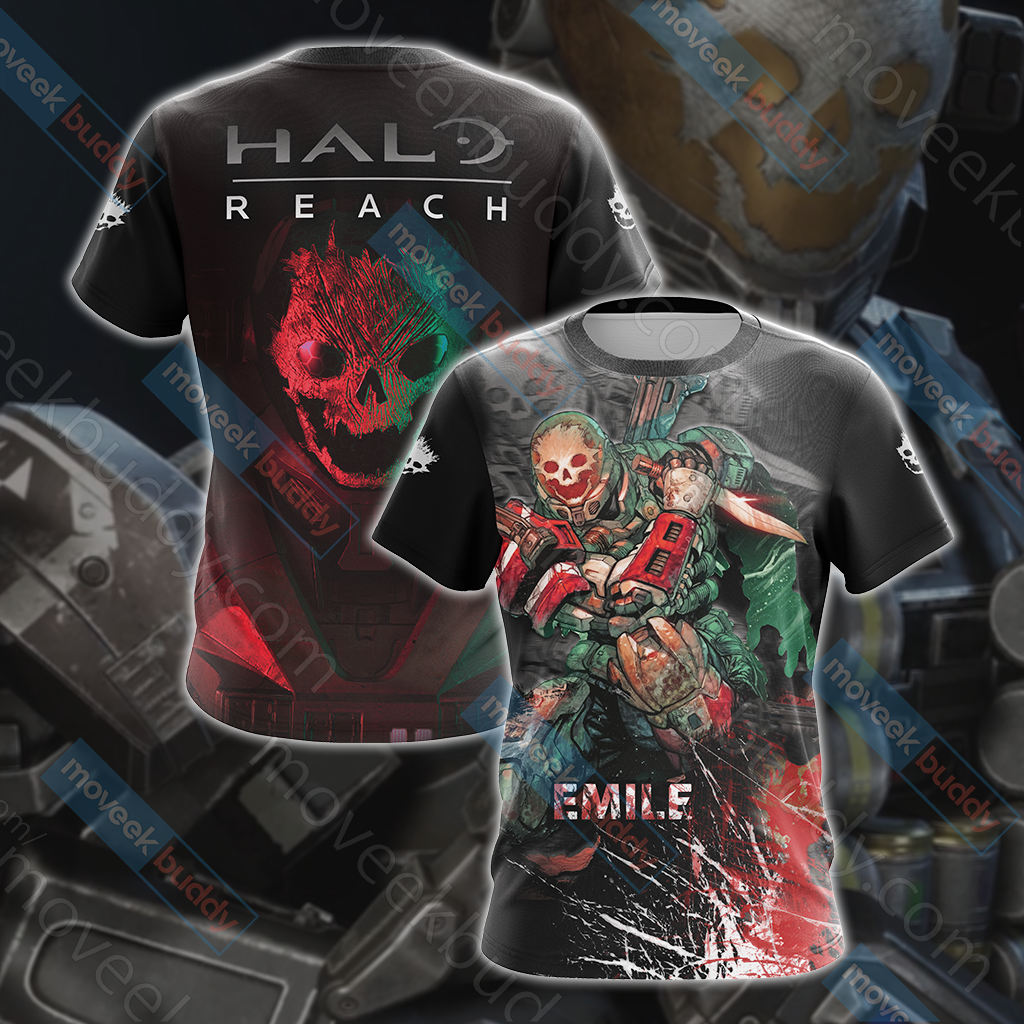 Halo - Emile Unisex 3D T-shirt US/EU S (ASIAN L)  