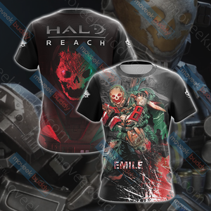 Halo - Emile Unisex 3D T-shirt   