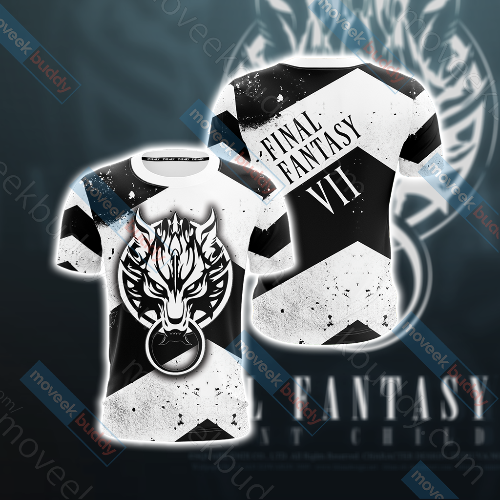 Final Fantasy 7 - Fenrir New Unisex 3D T-shirt   